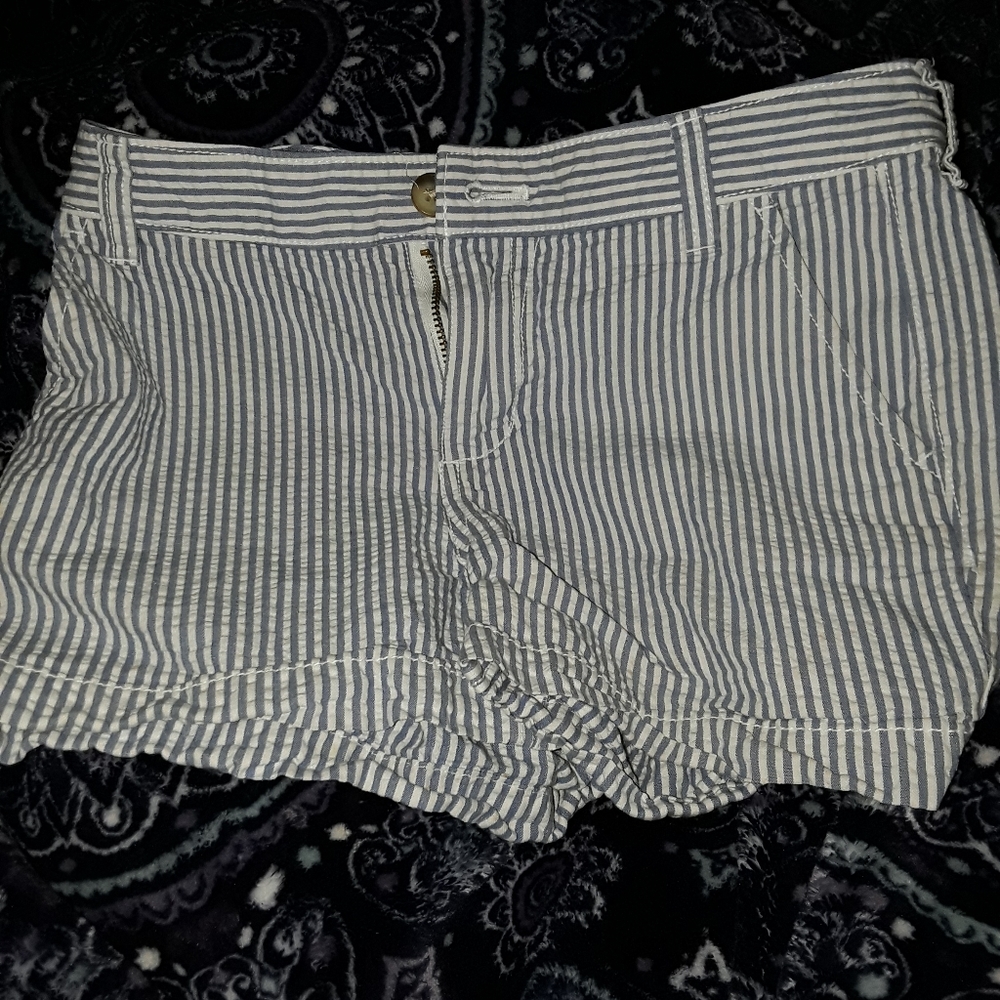 Blue and white Shorts